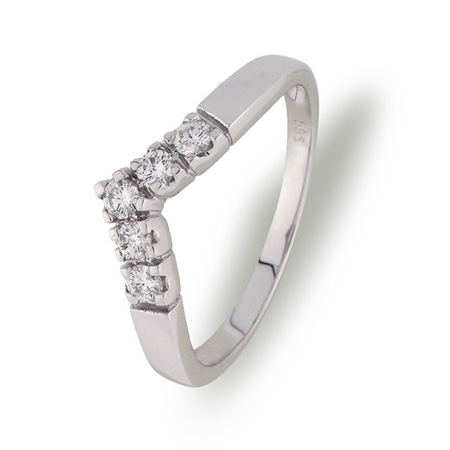 Victoria V-ring 0,25 ct tw/si