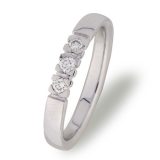 Queen alliansering 0,15 ct tw/si