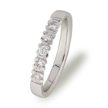 Queen alliansering 0,25 ct tw/si