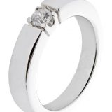 Queen alliansering 0,25 ct tw/si