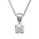 Lykke 0,15ct tw/si enstens diamantanheng