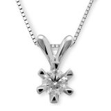 Paris 0,54ct tw/si1 (EGL) enstens diamantanheng